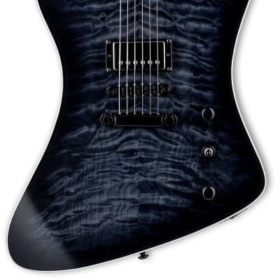 ESP LTD Phoenix-1000 QM Electric Guitar - See-thru Black Sunburst image 1