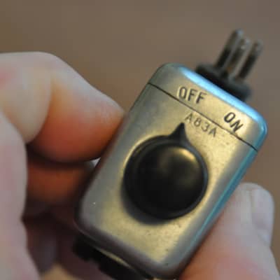 Vintage 1950's Shure on-off A83B switch, tested and working | Reverb