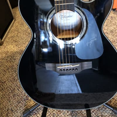 Takamine GF30CE BLK G30 Series FXC Concert Cutaway Acoustic/Electric Guitar Gloss Black image 2
