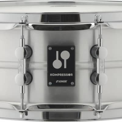 Sonor Kompressor Series Aluminum Snare Drum - 5.75 x 14-inch - Brushed image 1