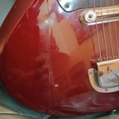 Kent SG Teisco Electric Guitar - Cherry Red image 7
