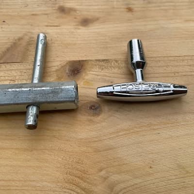 Vintage 1960s Gretsch Drum Tuning Key & Rail Consolette Hex Wrench image 3