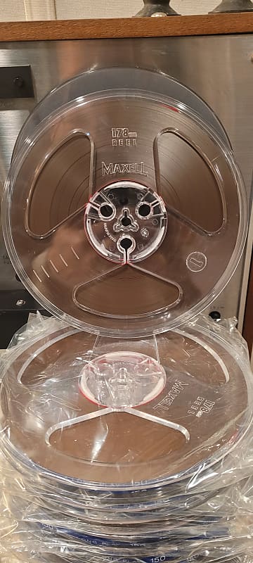 3) NOS Maxell E35-7 Reel to Reel tapes