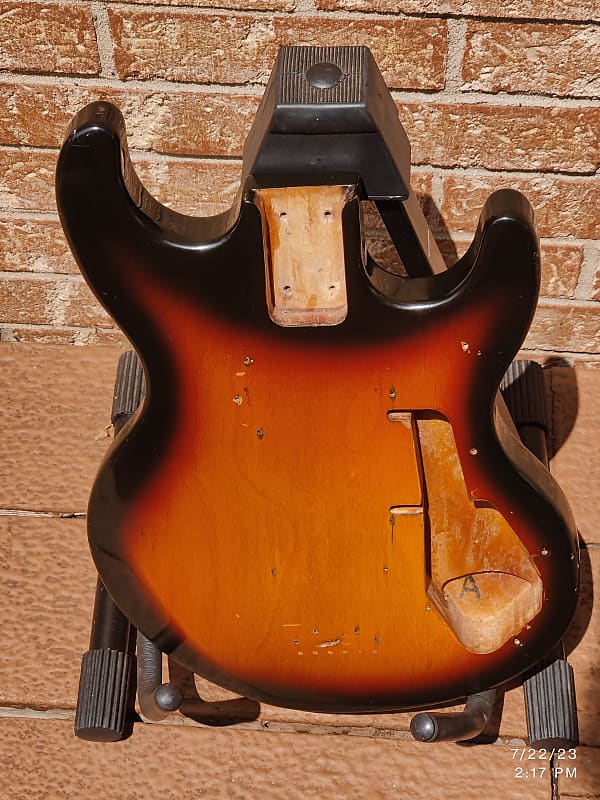 UNKNOWN MIJ GUITAR BODY Solid Body 1960's Burst Reverb