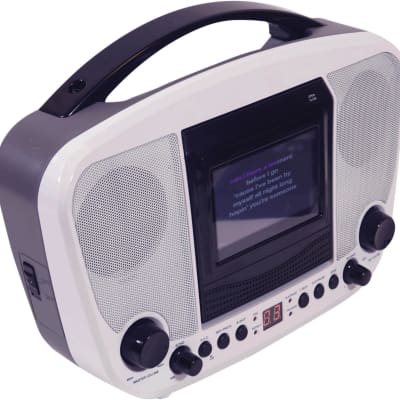 Mr Entertainer Portable CDG Bluetooth Karaoke Player with Built in 3.5 Monitor image 3
