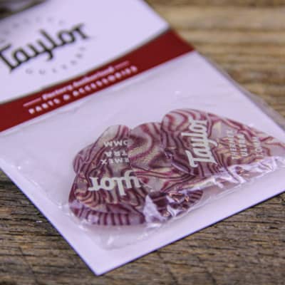 Taylor 1.5mm Premium Thermex Ultra Picks Ruby Swirl 6-Pack image 2