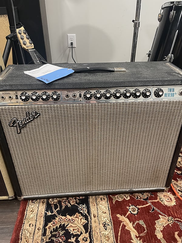 Fender Twin Reverb 2x12" Combo 1979  Silverface image 1