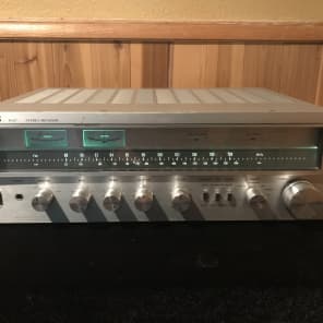 1979 JVC R-S7 vintage silver face late 1970's AM/FM stereo receiver 50w with turntable & aux input image 5