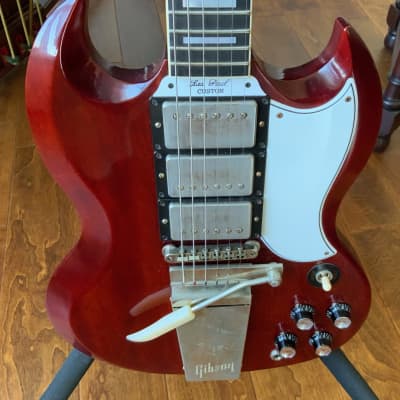 Gibson Les Paul/SG  Custom with Maestro Vibrato 2018 - VOS Black Cherry image 3