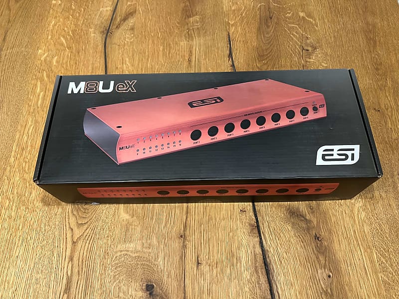 ESI M8U eX 16 Channel MIDI Interface Reverb