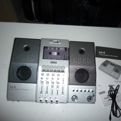 Korg CR4 Cassette Tape Recorder, 4 Track, w/effects!  For parts/repairs.  Powers on/off. repairable! image 1