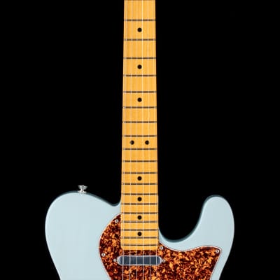 Fender Limited Edition American Professional II Telecaster Thinline - Transparent Daphne Blue #18616 image 5