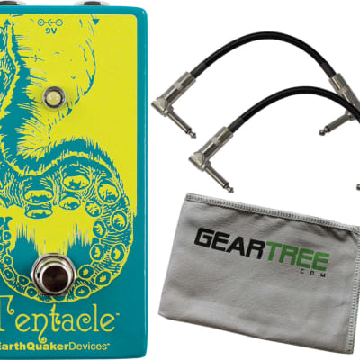 EarthQuaker Devices Tentacle V2 Analog Octave-Up Pedal w/ 2 Cables and Cloth image 1