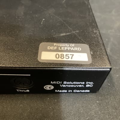 Rick Savage's, Def Leppard, T8 8-Output Midi Thru Box (RS #2002) image 2