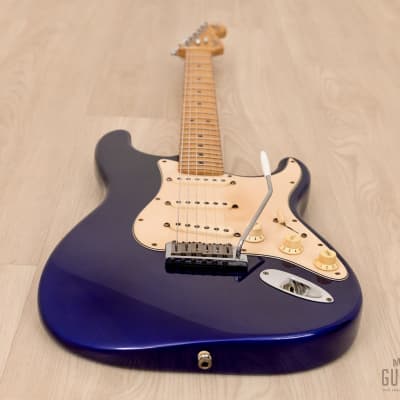 1994 Fender 40th Anniversary American Standard Stratocaster Midnight Blue image 10
