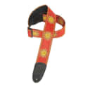 Levy's MPJG-SUN-RED Jacquard Guitar Strap