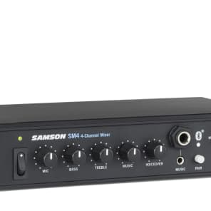 Samson SM4 AV-Fitness Stereo Mixer with USB, Bluetooth