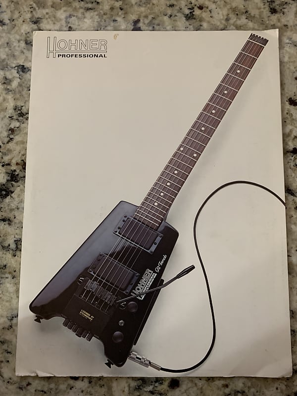 Hohner Guitar Brochure V Headless Prince 80’s - 90’s image 1