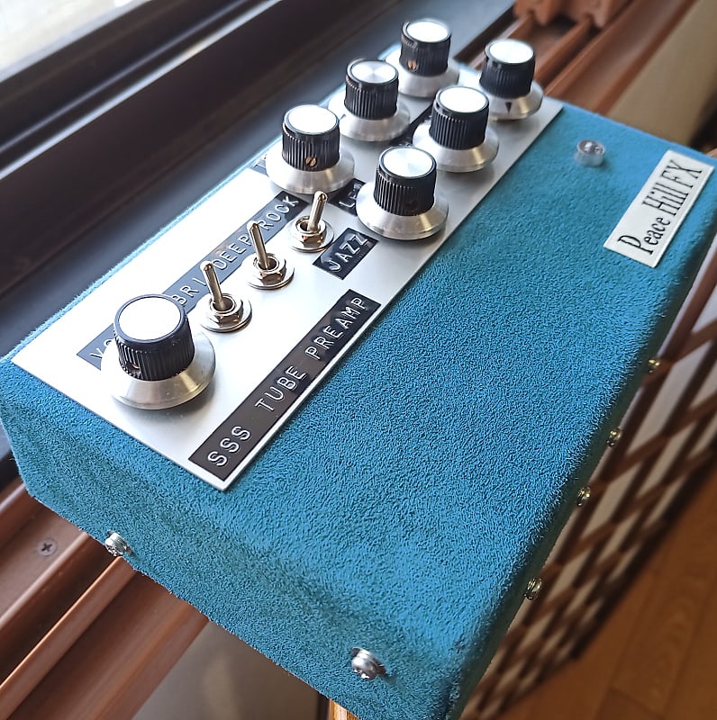 Peace Hill FX SSS Tube Preamp 2019-2022 - Blue Suede & Silver