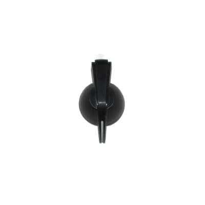 Set of Two Genuine Vox Chicken Head Control Knobs for Modern Vox Amps, Black Plastic, Press-On Style image 4