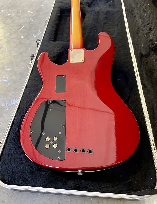 Valley Arts M Series Bass guitar c 1980's 1990 Cherry Valley Arts M Series Bass guitar c 1980's 1990 Cherry