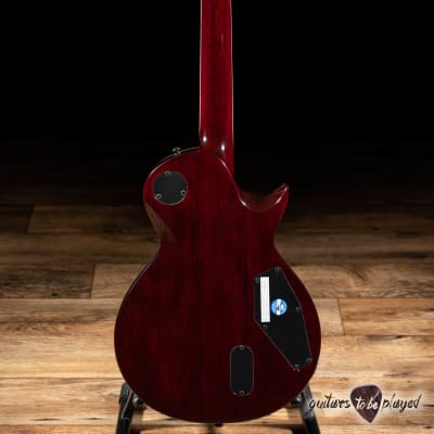 ESP LTD EC-1000 LH Quilted Maple EMG Left-Handed Guitar – See Thru Black Cherry image 6