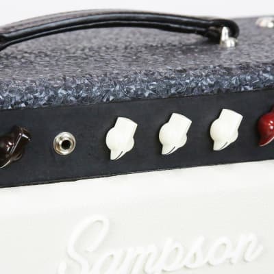 2023 Sampson GA-40 / AC-30 20w 2x12” Combo Amplifier by Mark Sampson of Matchless Bad Cat Star Amplification Rare 1-of-Kind Vox Gibson Hybrid Tube Amp image 6