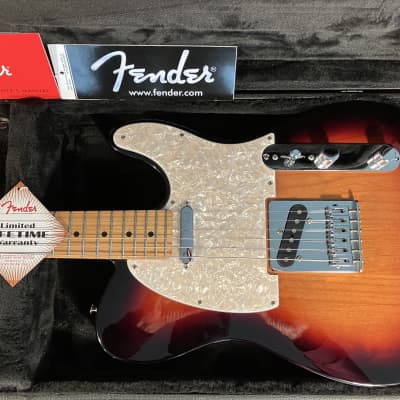 Classic Fender Player Series Telecaster Sunburst with Maple Fretboard Excellent Like New Condition image 3
