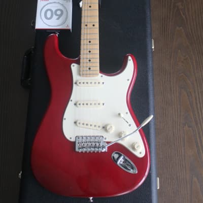 Fender Highway One Stratocaster with Maple Fretboard 2007 - Midnight Wine Transparent - modified image 1