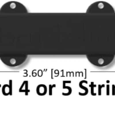 Bartolini 59J-SB1 J-Bass 5-String Original Dual In-Line Coil Short Bridge Pickup image 5