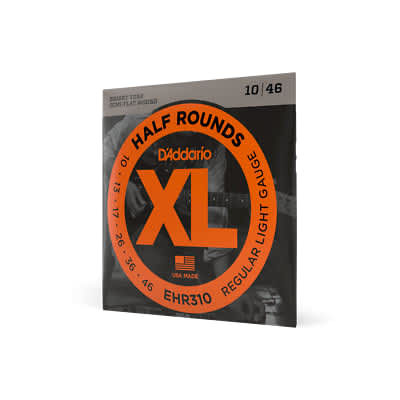 D Addario EHR310 Half Round Electric Guitar Strings Regular Light