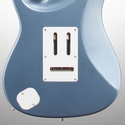 Ibanez AZ-2204F Prestige Electric Guitar (with Case), Ice Blue Metallic image 6