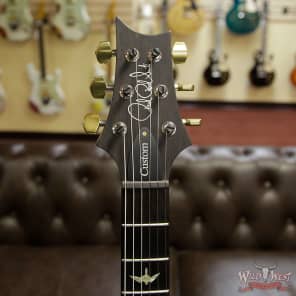 PRS Wood Library Artist Package Custom 24 Fatback Flame Top Neck African Blackwood Board Charcoal image 8