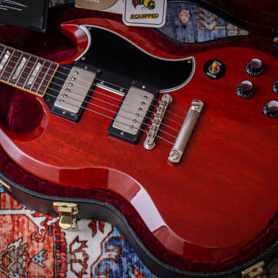 GIBSON USA Custom Shop '61 Les Paul SG VOS Standard Reissue " Faded Cherry + Rosewood" (2006) image 2