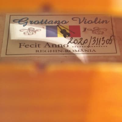 Grottano 4/4 Size (14") Advanced Violin-Made in Romania w/Case, Wood Bow, Setup! image 8
