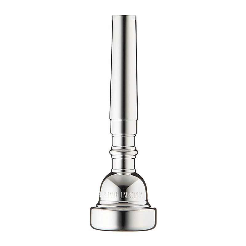 Bach Standard Silver Plated Trumpet Mouthpiece, 2.75C image 1