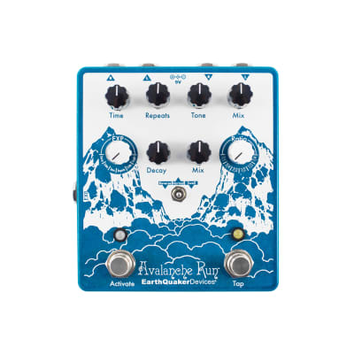 EarthQuaker Devices Avalanche Run Stereo Reverb & Delay with 