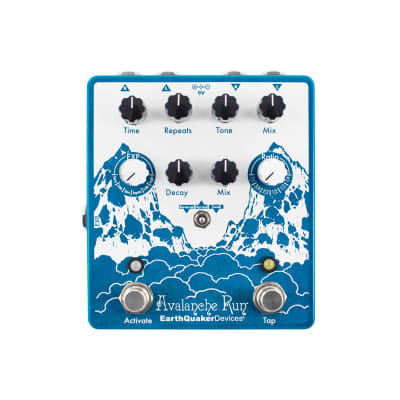 EarthQuaker Devices Avalanche Run Stereo Reverb & Delay with Tap 