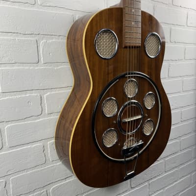 1970's Orpheum Resonator Acoustic Guitar - Del Vecchio Dinamico Replica image 5