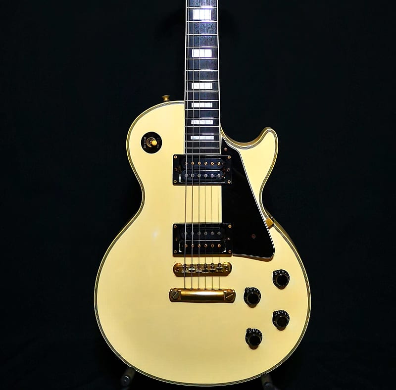 Burny RLC 60 1989 White Les Paul Custom Made in Japan Reverb Sweden