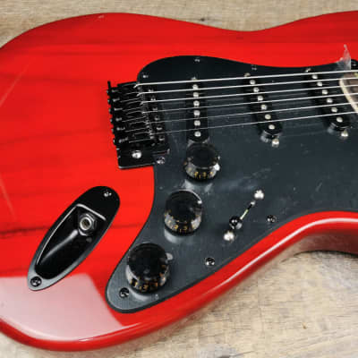 MyDream Partcaster Custom Built - Transparent Red Gilmour image 1