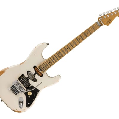 EVH Frankie Relic Series Electric Guitar - White image 1