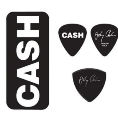 Dunlop Johnny Cash Bold Pick Tin, Assorted, Heavy, 6 Picks/Tin JCPT04H image 2