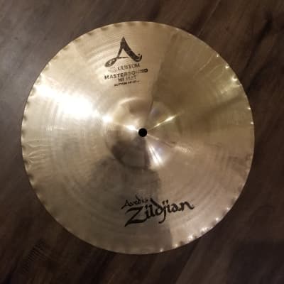 Zildjian 14" A Custom Mastersound Hi-Hat Cymbal (Bottom)