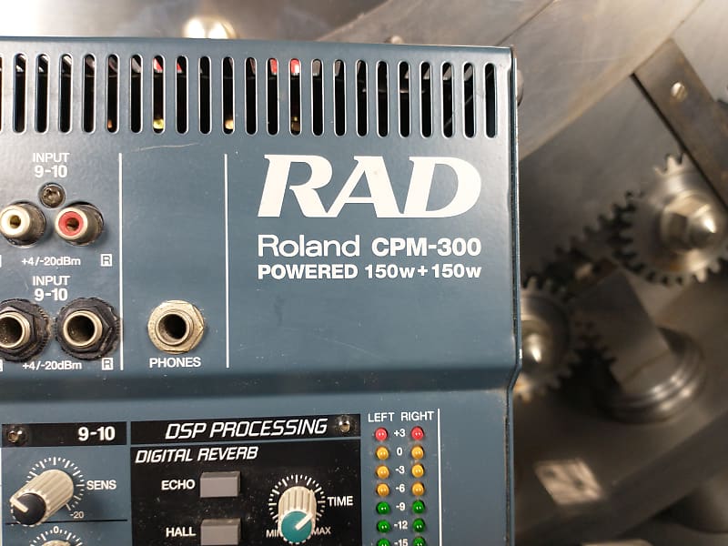 Roland CPM-300 RAD 10 Channel 300 Watts Powered Mixer | Reverb