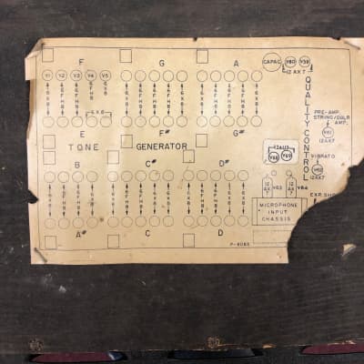 Cordovox CG Accordion Tone Generator 1960 For Repair No Tubes image 9
