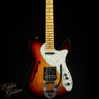 Fender Custom Shop 1968 Telecaster Thinline Journeyman Relic - 3 Tone Sunburst image 3
