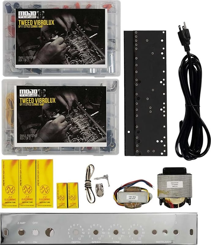 Tweed Vibrolux 5F11 Style Guitar Tube Amp Kit Reverb