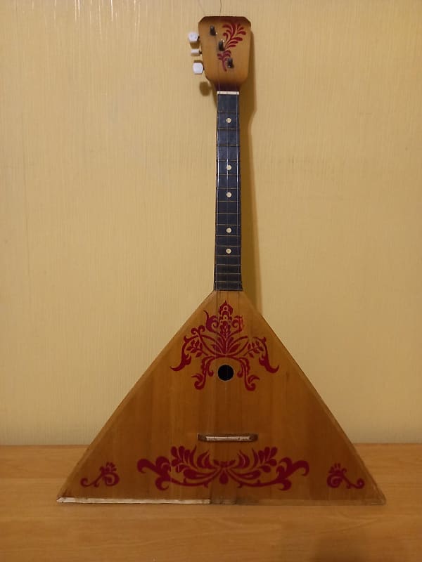 Balalayka USSR Soviet Folk Instrument Balalaika 3 Strings Vintage