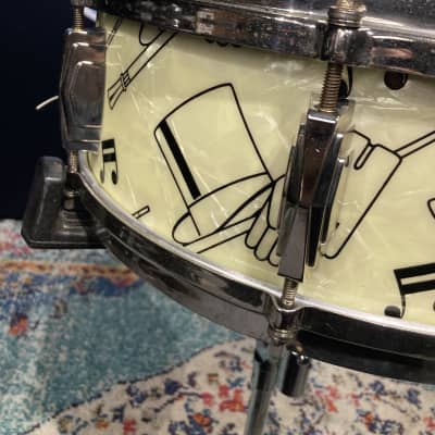 Ludwig & Ludwig - 14x5" (cut down)Top Hat and Cane Snare Drum 1940-1941 image 6